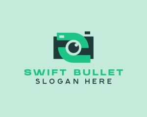 Green Video Camera logo design