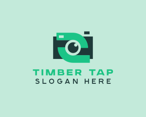 Green Video Camera logo design