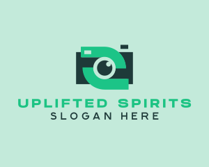 Green Video Camera logo design