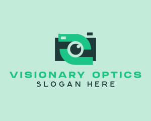 Green Video Camera logo design