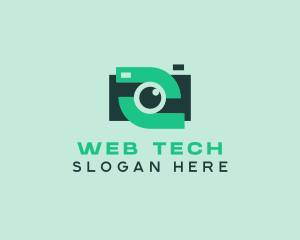 Green Video Camera logo design