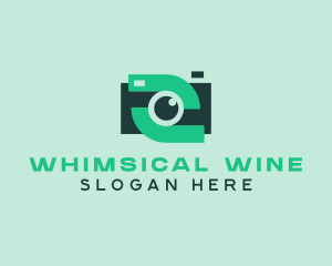 Green Video Camera logo design