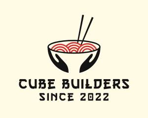 Japanese Ramen Bowl logo design