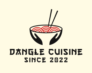 Japanese Ramen Bowl logo design