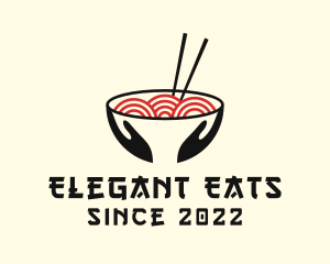 Japanese Ramen Bowl logo