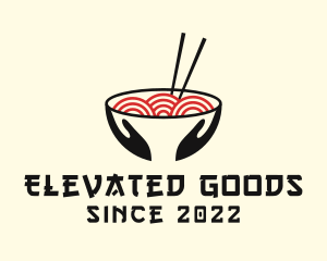 Japanese Ramen Bowl logo design