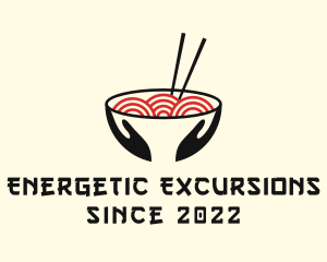 Japanese Ramen Bowl logo design