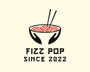 Japanese Ramen Bowl logo design