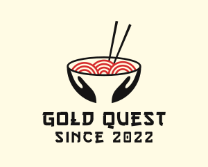 Japanese Ramen Bowl logo design