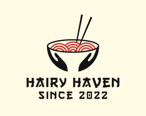 Japanese Ramen Bowl logo design