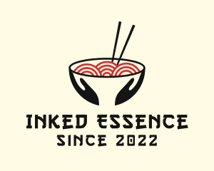 Japanese Ramen Bowl logo design