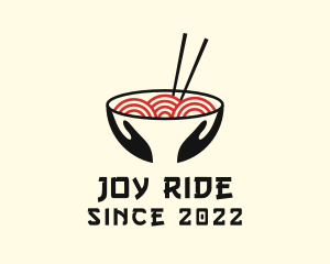 Japanese Ramen Bowl logo design