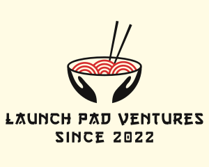 Japanese Ramen Bowl logo design