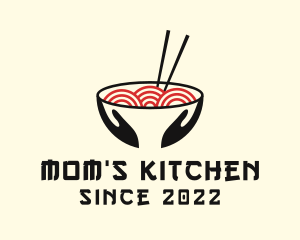 Japanese Ramen Bowl logo design