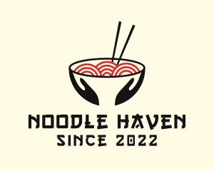 Japanese Ramen Bowl logo design