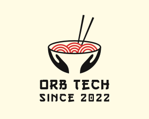 Japanese Ramen Bowl logo design