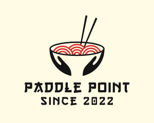 Japanese Ramen Bowl logo design