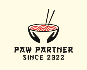 Japanese Ramen Bowl logo design