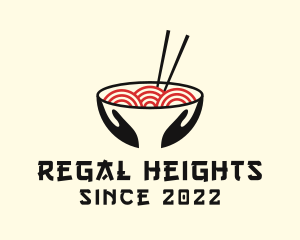 Japanese Ramen Bowl logo design