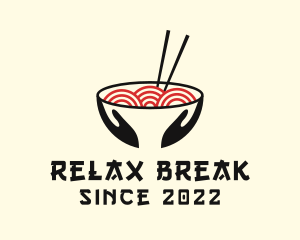 Japanese Ramen Bowl logo design