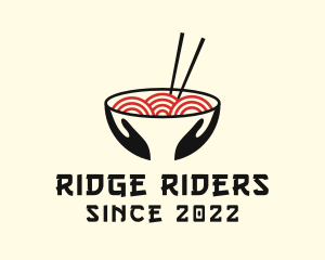 Japanese Ramen Bowl logo design