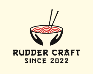 Japanese Ramen Bowl logo design