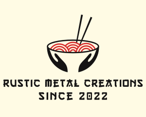 Japanese Ramen Bowl logo design