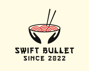 Japanese Ramen Bowl logo design