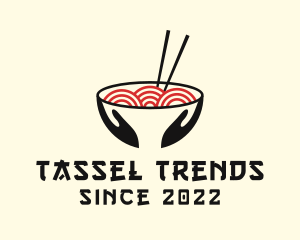 Japanese Ramen Bowl logo design