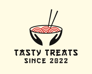 Japanese Ramen Bowl logo design