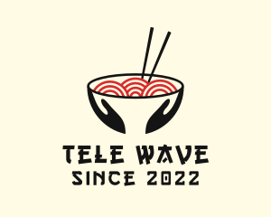 Japanese Ramen Bowl logo design