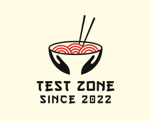 Japanese Ramen Bowl logo design