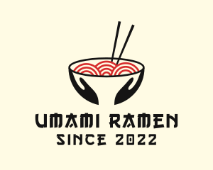 Japanese Ramen Bowl logo