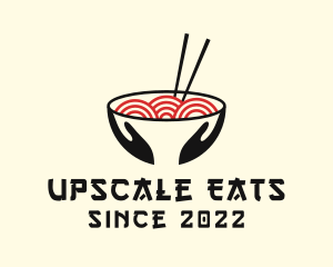 Japanese Ramen Bowl logo design