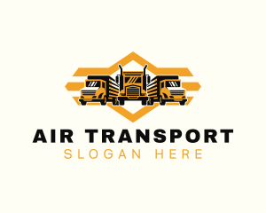 Haulage Truck Cargo logo design