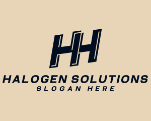 Company Brand Letter H logo design