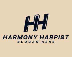 Company Brand Letter H logo design