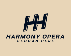 Company Brand Letter H logo design