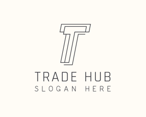 Slant Business Firm logo design