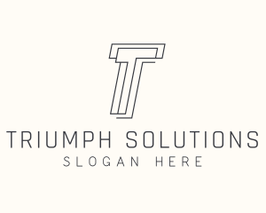 Slant Business Firm logo design