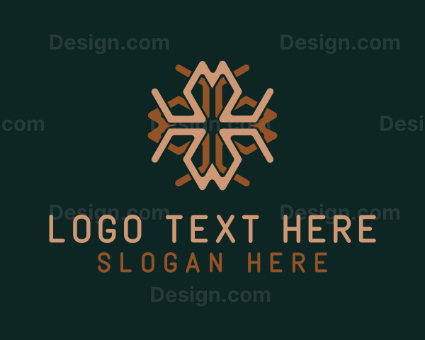 Autumn Leaf Pattern Logo