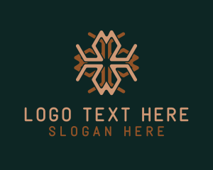 Autumn Leaf Pattern  Logo