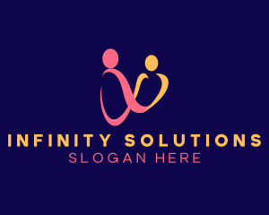 Infinity People Care logo design