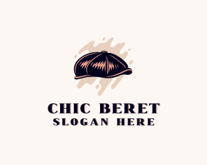 Vintage Beret Hat logo