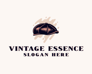 Vintage Beret Hat logo