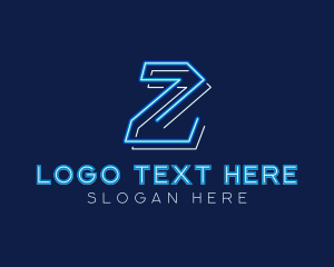 Digital Gaming Letter Z Logo
