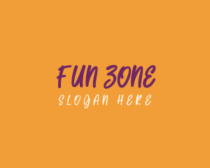 Playful Cursive Fun logo design