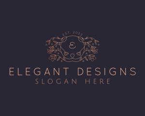 Elegant Floral Beauty logo design