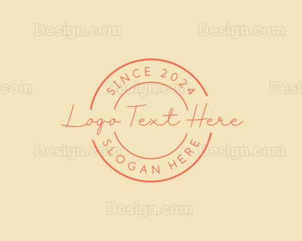 Minimalist Script Beauty Logo