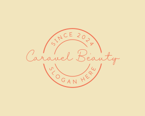 Minimalist Script Beauty logo design